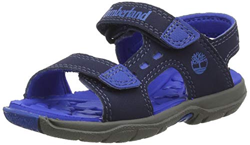 Timberland Jungen Unisex Kinder Moss Jump 2 Strap (Toddler) Sandalen, Navy, 21 EU von Timberland