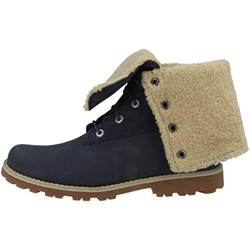 Timberland Kids 6 Inch Waterproof Shearling Stiefel, Blau (Blue), 37 EU von Timberland