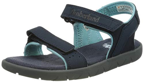 Timberland Nubble L/F 2 Strap (Youth) Sandalen, Blau Navy Nubuck, 31 EU von Timberland