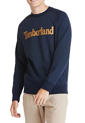 Timberland Oyster R BB Crew Sweat Herren Sweatshirt Pullover TB0A2C6H blau, Bekleidungsgröße:L von Timberland