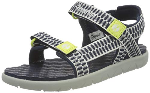 Timberland Perkins Row (Youth) Sandalen, Blau Navy Blue Webbing, 34 EU von Timberland