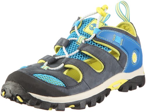 Timberland Unisex-Kinder FTK Hypertrail Fisherman Sport-& Outdoor Sandalen, Blau/Navy w/Blue&Lime, 40 EU von Timberland