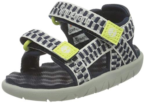 Timberland Unisex-Kinder Perkins Row (Toddler) Sandalen, Blau Navy Blue Webbing, 23 EU von Timberland