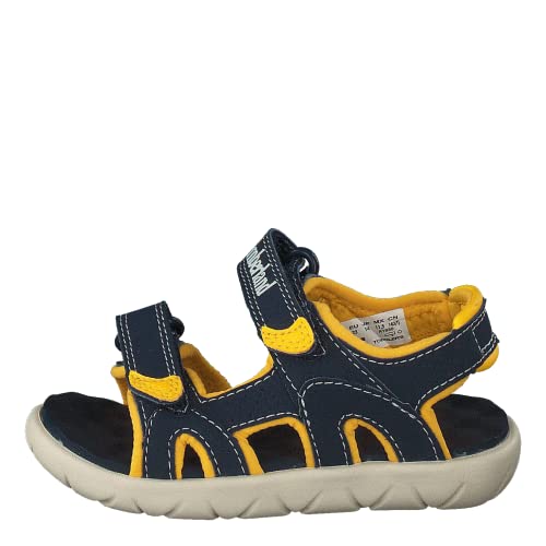 Timberland Unisex-Kinder Perkins Row-2-Strap Sandalen, Blau (Black Iris Xu0), 27 EU von Timberland