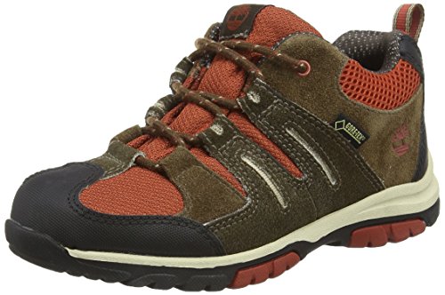 Timberland Zip Trail GTX Ox Unisex-Kinder Trekking- & Wanderhalbschuhe, Braun (Brown with Orange), 30 EU / 11.5 UK Child von Timberland