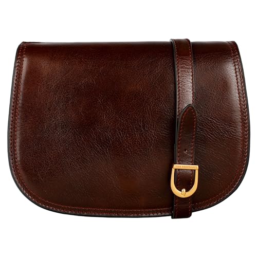 Time Resistance Leder Umhängetasche Damen - Messenger Bags - Arbeitstasche Damen - Schultertasche - Ledertasche - Damen Tasche - Crossbody Bag von Time Resistance