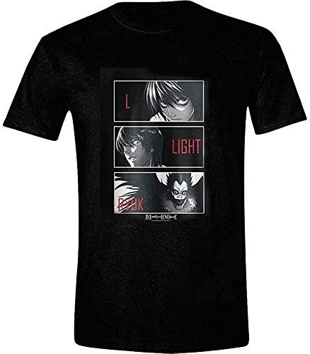 Death Note - Good, Bad, Shinigami Herren T-Shirt - Schwarz - L von Playstation