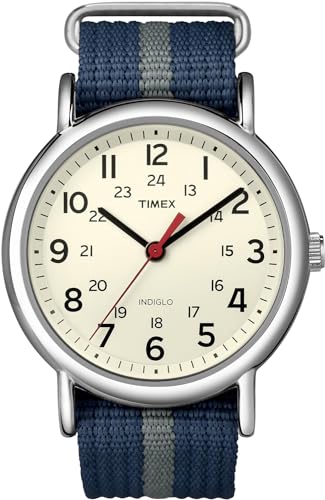 Timex Herren-Armbanduhr Special Weekender Slip Through Analog Quarz T2N654PF von Timex