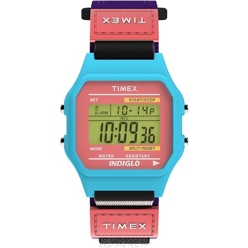 Timex Unisex Digital Quarz Uhr mit Nylon Armband TW2W724009J von Timex