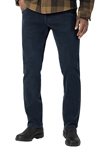 Timezone Herren Almindelig Eliaztz Jeans, Black Blue Wash, 30W / 32L EU von Timezone