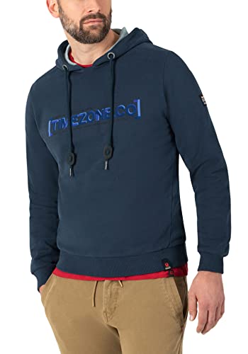 Timezone Herren Cosy Hoodie Kapuzenpullover, total Eclipse, 3XL von Timezone