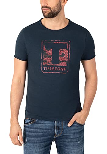 Timezone Herren QR T-Shirt, total Eclipse, XXL von Timezone