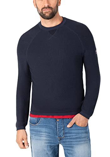 Timezone Herren Spiral Knit Crewneck Pullover, total Eclipse, S von Timezone