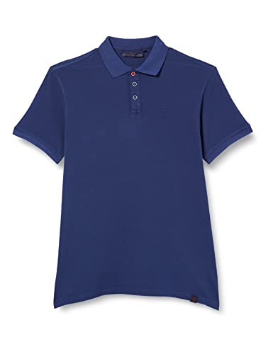 Timezone Herren Vintage Poloshirt T-Shirt, Dark royal Blue, S von Timezone