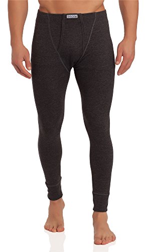 Timone Herren Lange Unterhose (Dunkelmelange, L) von Timone