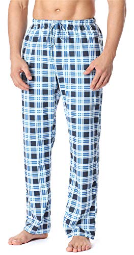 Timone Herren Schlafanzugshose Leichte Pyjamahose aus Baumwolle Nachtwäsche TPP-001 (Muster-16 (9632301), XXXXL) von Timone