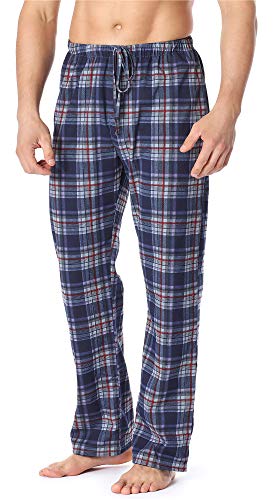 Timone Herren Schlafanzugshose Leichte Pyjamahose aus Baumwolle Nachtwäsche TPP-001 (Muster-17 (9633401), XXL) von Timone