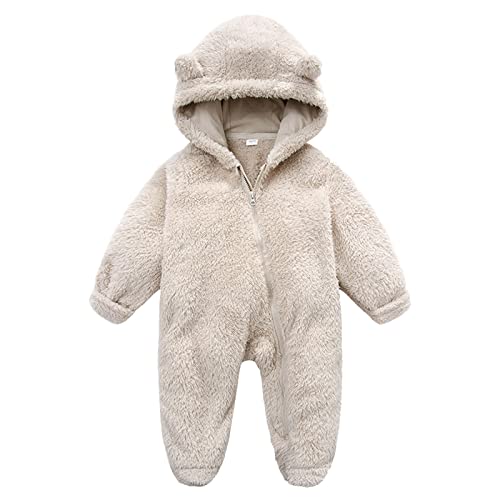 TinaDeer Baby Schneeanzüge Winter Overall mit Kapuze Winter Strampler Fleece Overall mit Fuß für Babys Neugeborene Kleinkind Mädchen Jungen Warm Jumpsuit für 0-12 Monate TinaDeer Baby Schneeanzüge Winter Overall mit Kapuze Winter Strampler Fleece Overall mit Fuß für Babys Neugeborene Kleinkind Mädchen Jungen Warm Jumpsuit für 0-12 Monate von TinaDeer