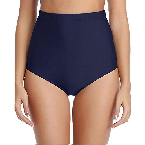 TinaDeer Kurze Hosen High Bikini Bottom Badeanzug Schwimmen Taillenbekleidung Damenhose Set Armstoppuhr von TinaDeer