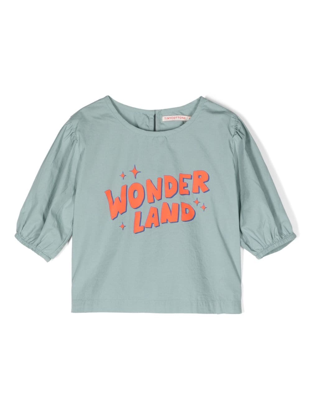 Tiny Cottons Bluse mit Wonderland-Print - Grau von Tiny Cottons