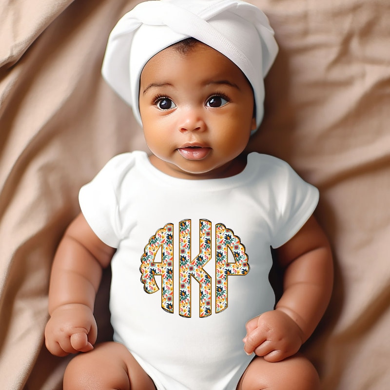 Baby Strampler Mit Monogramm | Personalisierter Coming Home Outfit Personalisiertes Geschenk Neugeborene von TinyTotsKids