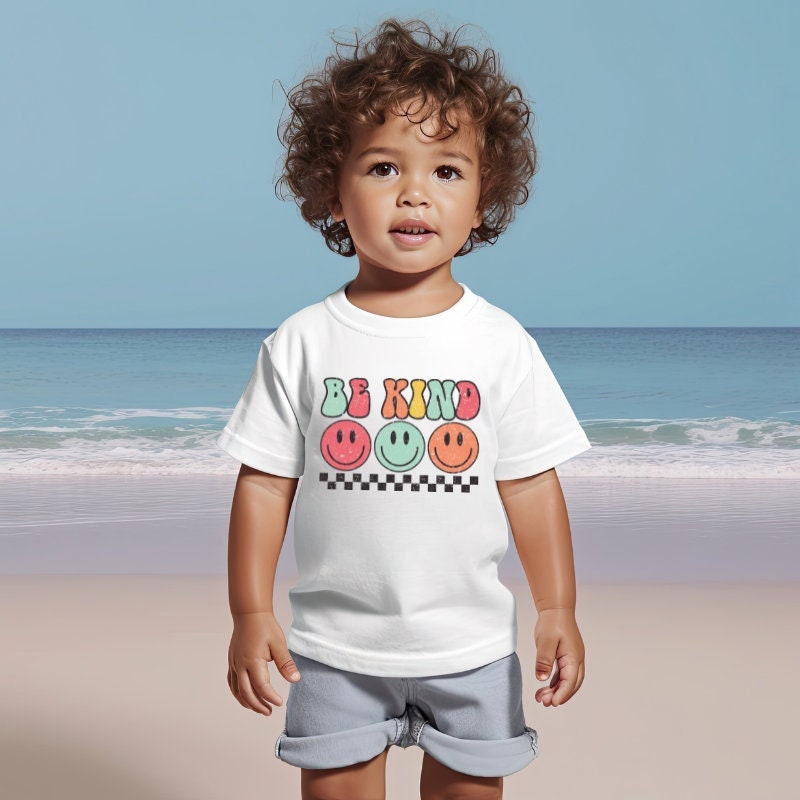 Be Kind Kinder Shirt | T-Shirt Süßes Boho Strand Sommer Kleinkind Geburtstagsgeschenk von TinyTotsKids