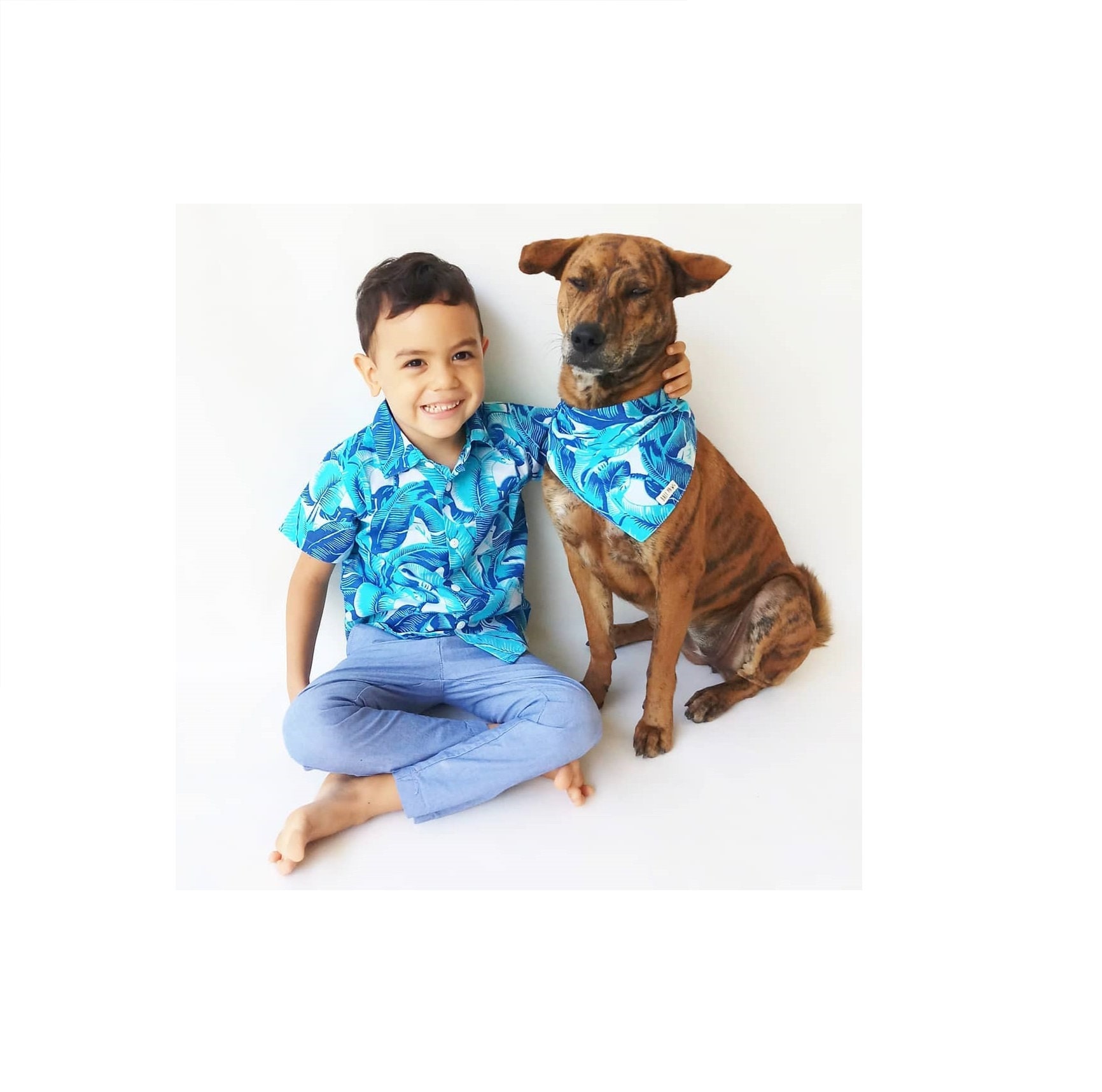 Passendes Hundehalstuch, Kinder Und Welpe Outfit, Hund Passendes Outfit Hund Outfit, Baby Outfit, Hundschal, Jungen Shirt, Kinder Geschenk von TinyTotsKids