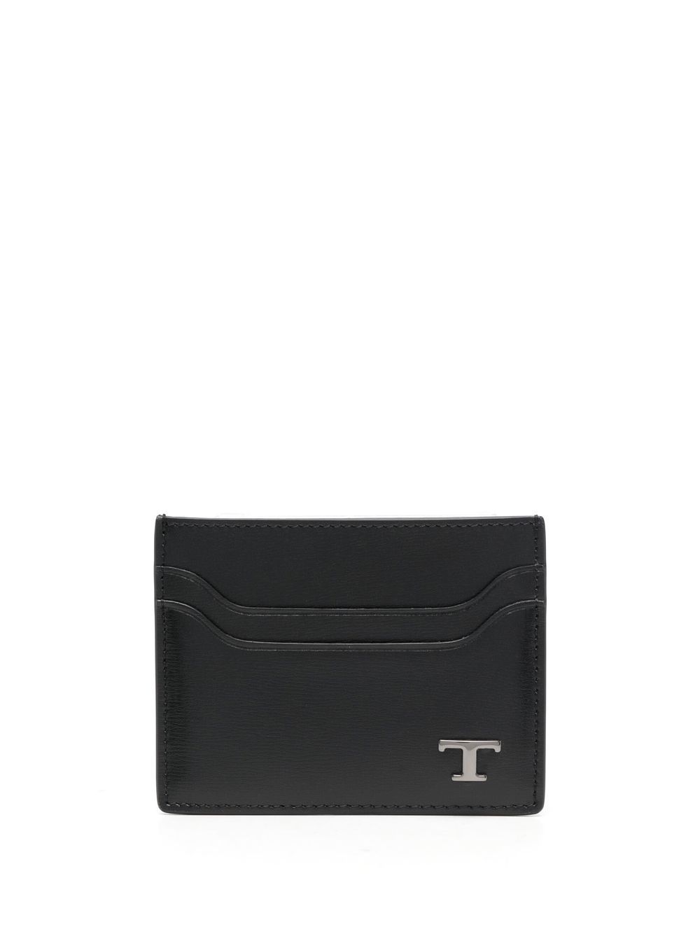 Tod's Kartenetui mit Logo-Schild - Schwarz von Tod's