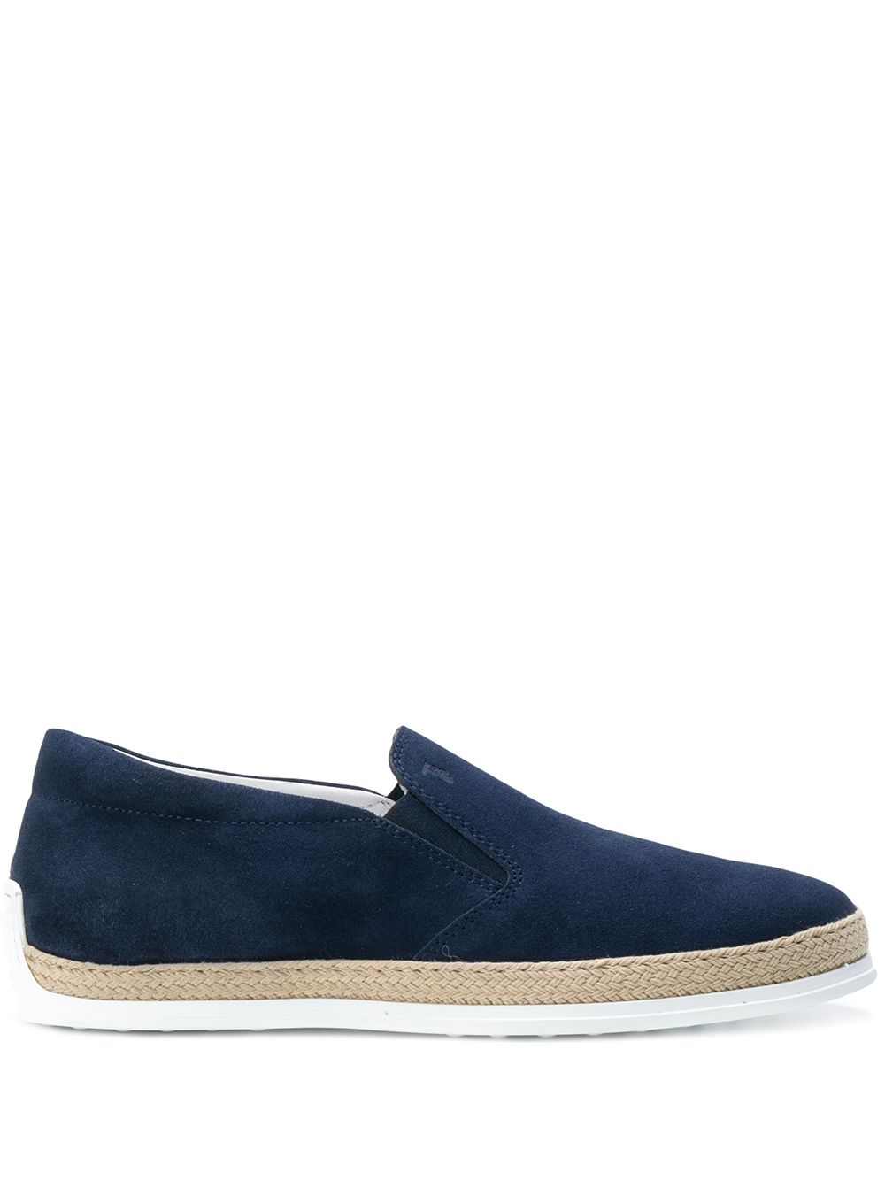 Tod's Espadrilles aus Leder - Blau von Tod's