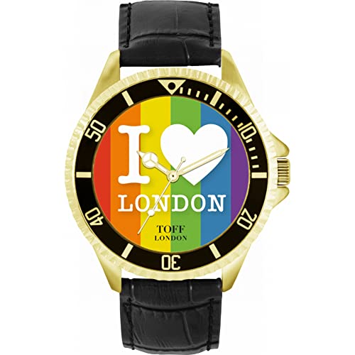 Toff London Multicolour Ich Liebe London Watch von Toff London