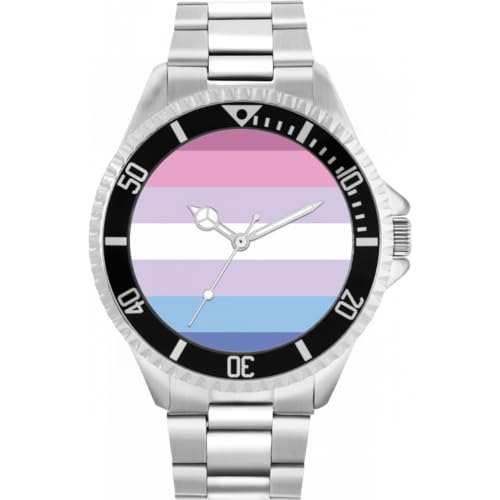 Toff London Pride Bigender Flagge Uhr von Toff London