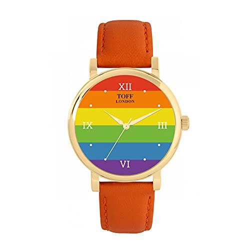 Toff London Pride Horizon Uhr mit römischen Ziffern von Toff London