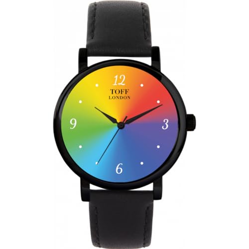 Toff London Pride Ombre arabische Ziffern Uhr von Toff London