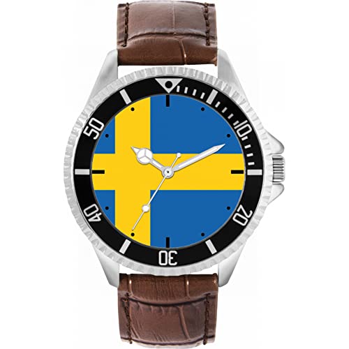 Toff London Schweden-Flaggen-Uhr von Toff London