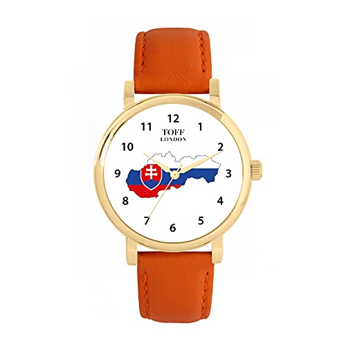 Toff London Slowakei Flagge Uhr von Toff London