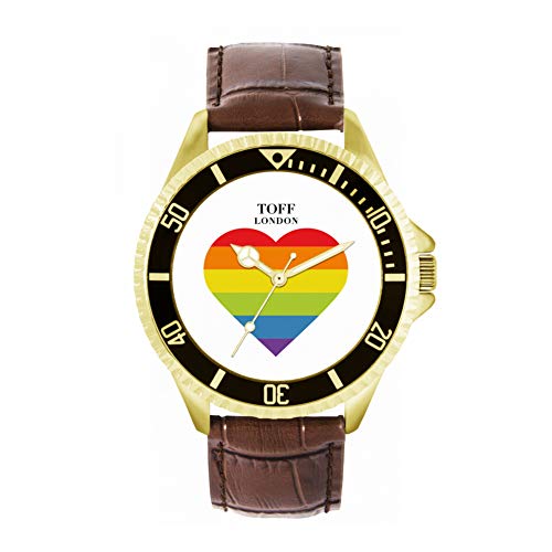 Toff London Stolz Regenbogenherz Uhr von Toff London