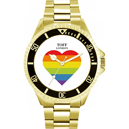 Toff London Stolz Regenbogenherz Uhr von Toff London