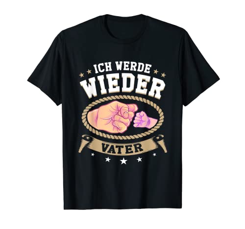 Herren Ich Werde Wieder Vater Papa Faust Baby Dad Werdender Vater T-Shirt Herren Ich Werde Wieder Vater Papa Faust Baby Dad Werdender Vater T-Shirt von Tollster Papa Der Welt Design
