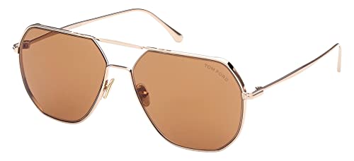 FT0852 Gilles-02 28E Herren Sunglasses Ros�gold von Tom Ford