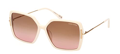 Tom Ford JOANNA FT 1039 Ivory/Brown Shaded 59/15/140 Damen Sonnenbrillen von Tom Ford