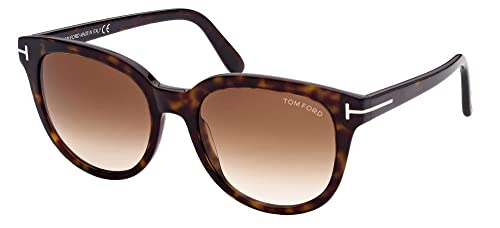 Tom Ford OLIVIA -02 FT 0914 Dark Havana/Brown Shaded 54/19/140 Damen Sonnenbrillen von Tom Ford