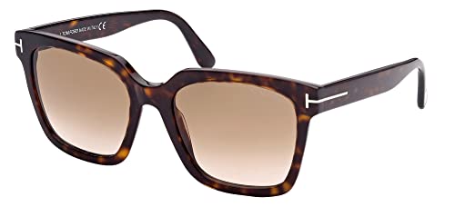 Tom Ford SELBY FT 0952 Dark Havana/Brown Shaded 55/19/140 Damen Sonnenbrillen von Tom Ford