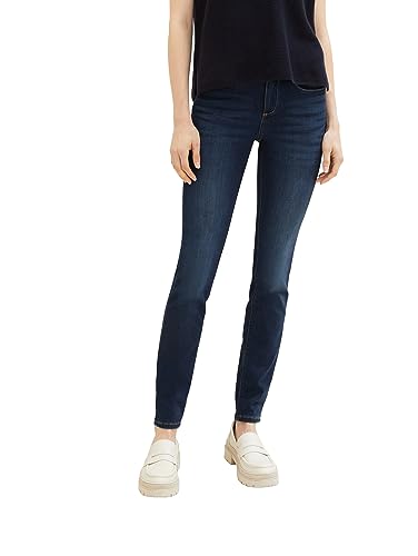 TOM TAILOR Damen 1008122 Alexa Skinny Jeans, 10282 - Dark Stone Wash Denim, 34W / 32L EU von TOM TAILOR