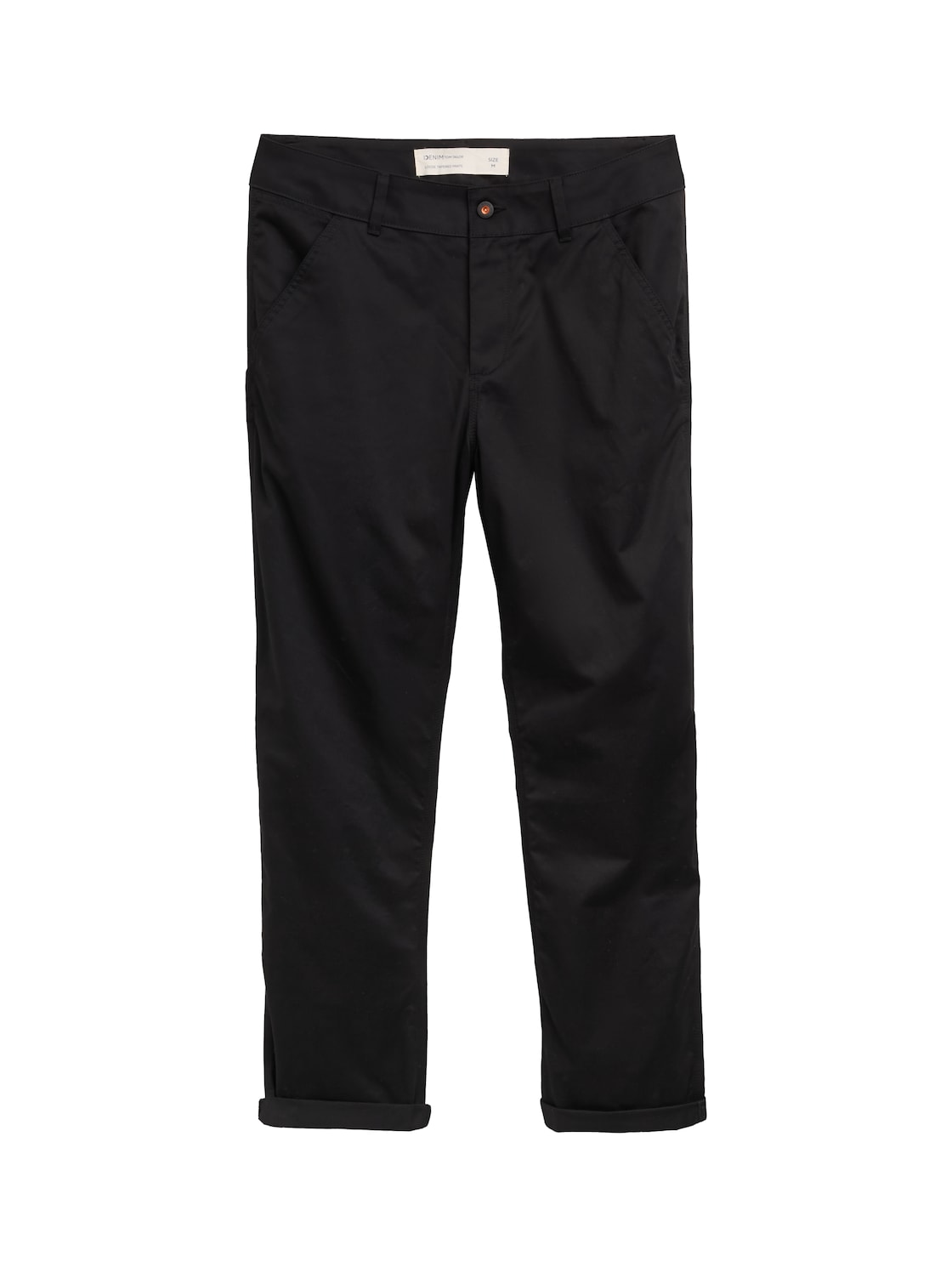 TOM TAILOR DENIM Herren Loose Tapered Hose, schwarz, Uni, Gr. S TOM TAILOR DENIM Herren Loose Tapered Hose, schwarz, Uni, Gr. S von Tom Tailor Denim