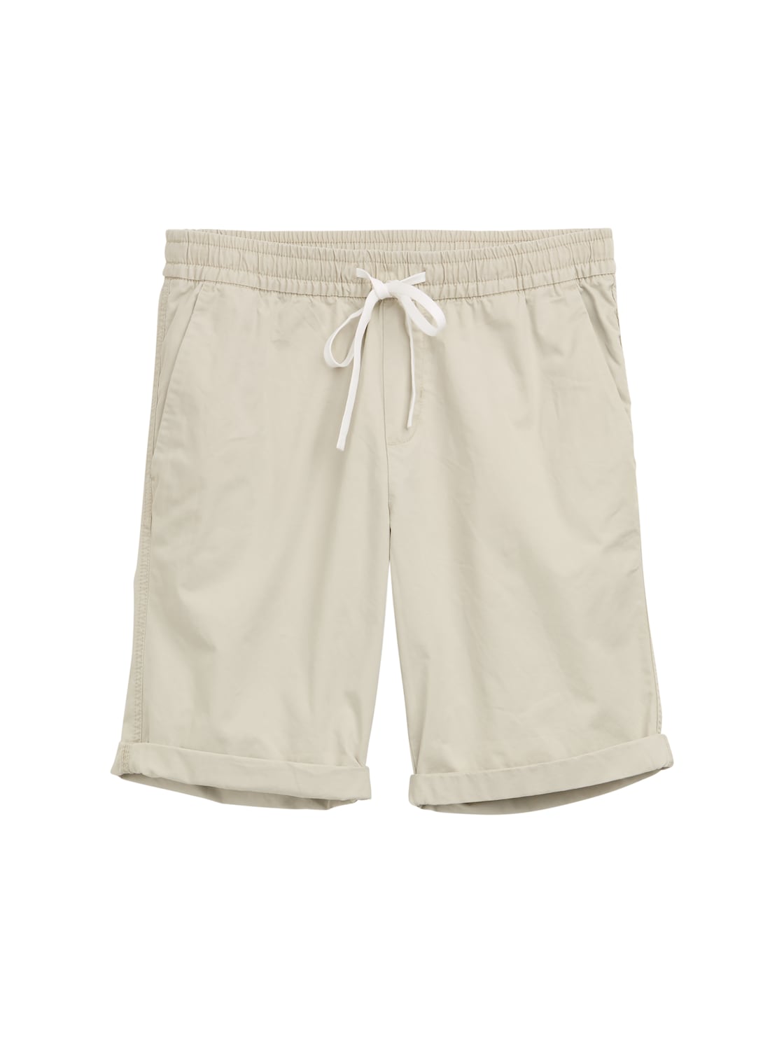 TOM TAILOR DENIM Herren Regular Shorts mit Gummibund aus Baumwolle, braun, Uni, Gr. L TOM TAILOR DENIM Herren Regular Shorts mit Gummibund aus Baumwolle, braun, Uni, Gr. L von Tom Tailor Denim