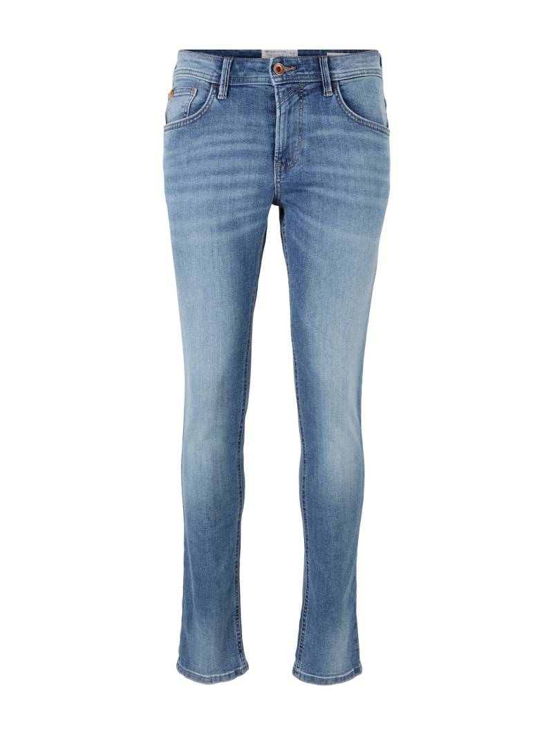 TOM TAILOR DENIM Herren Skinny Culver Jeans mit Bio-Baumwolle, blau, Gr. 28/32 von Tom Tailor Denim