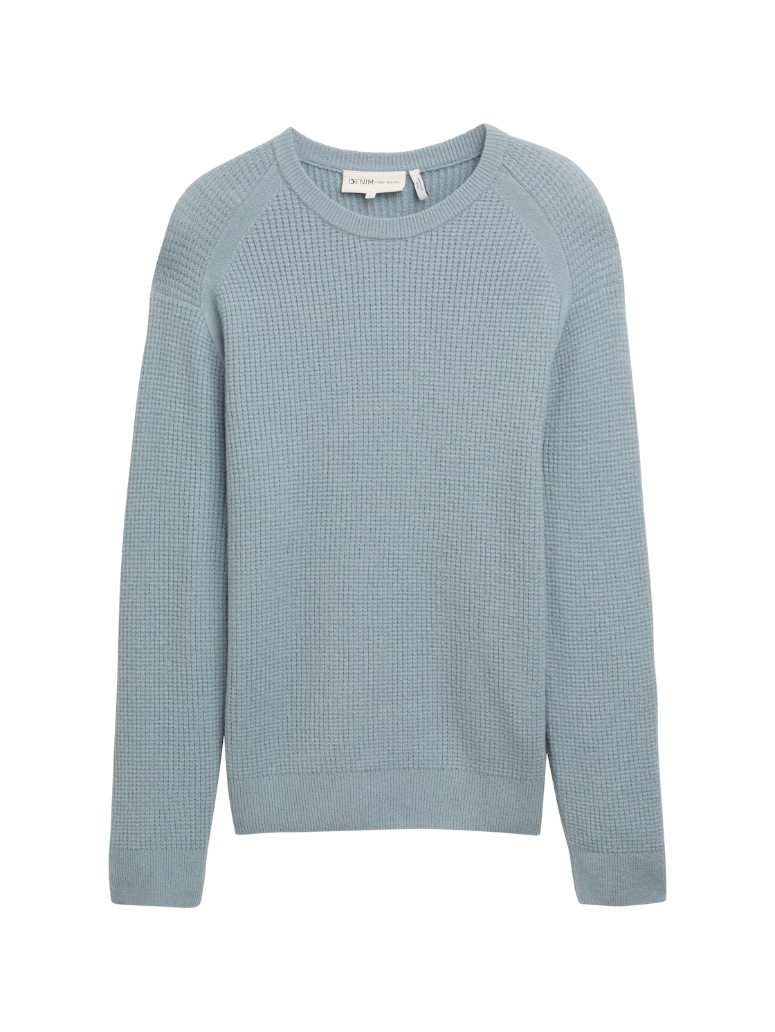 TOM TAILOR DENIM Herren Strickpullover mit Wollanteil, blau, Uni, Gr. S TOM TAILOR DENIM Herren Strickpullover mit Wollanteil, blau, Uni, Gr. S von Tom Tailor Denim