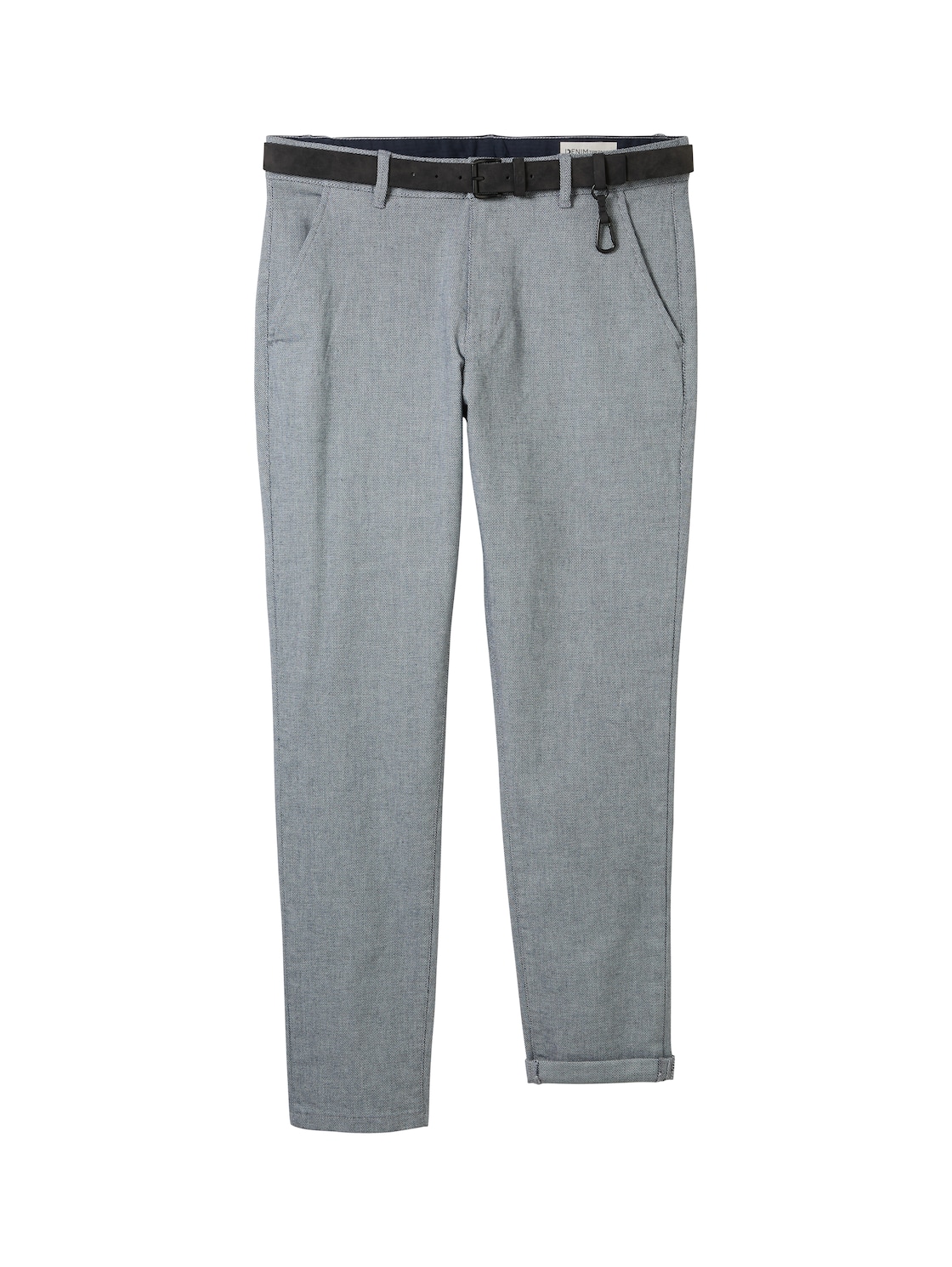 TOM TAILOR DENIM Herren Strukturierte Chino Hose mit Gürtel, blau, Uni, Gr. 28/32 TOM TAILOR DENIM Herren Strukturierte Chino Hose mit Gürtel, blau, Uni, Gr. 28/32 von Tom Tailor Denim