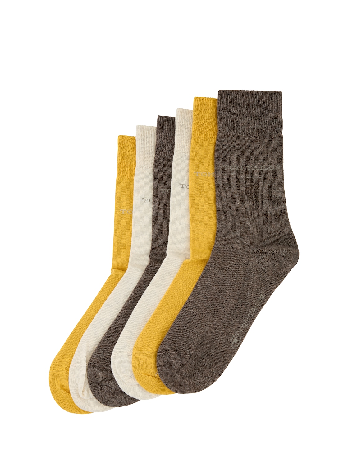TOM TAILOR Damen Socken aus Bio-Baumwolle im 6er-Pack, braun, Uni, Gr. 35-38 TOM TAILOR Damen Socken aus Bio-Baumwolle im 6er-Pack, braun, Uni, Gr. 35-38 von Tom Tailor