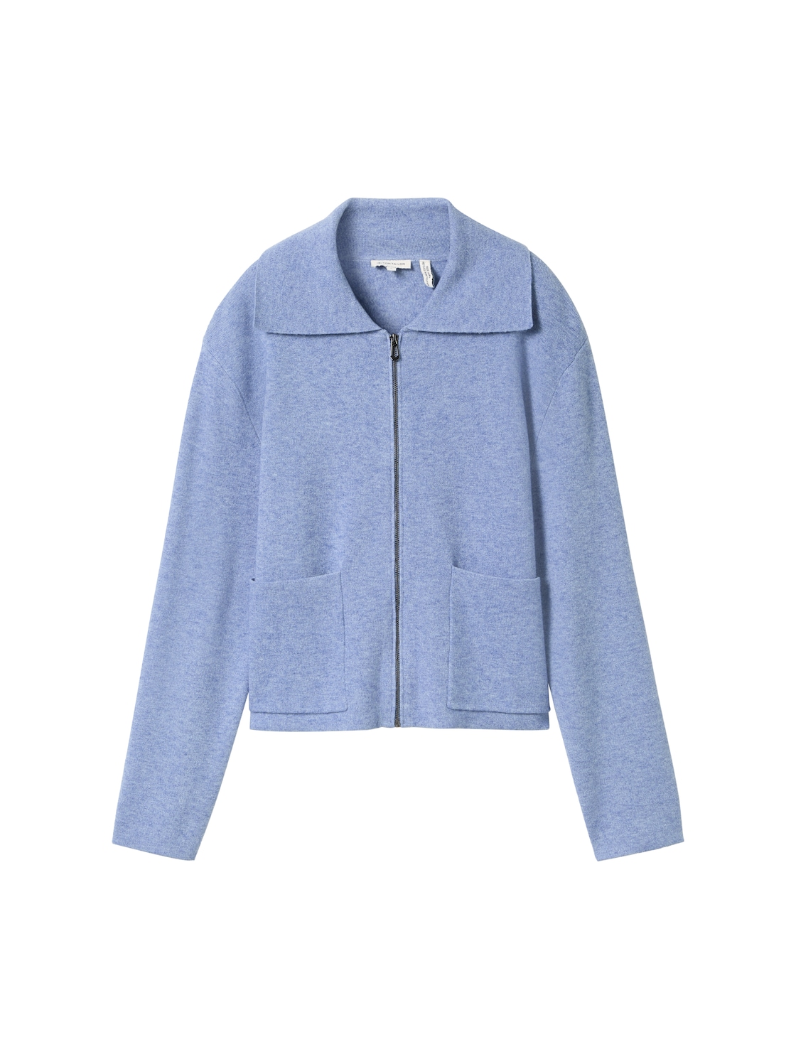 TOM TAILOR Damen Cardigan mit Kragen, blau, Uni, Gr. XS TOM TAILOR Damen Cardigan mit Kragen, blau, Uni, Gr. XS von Tom Tailor